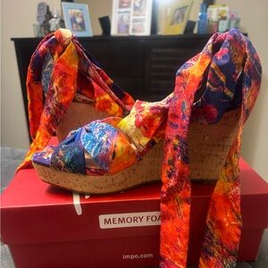 Impo Women's Multicolor Oasis Wedge Sandals